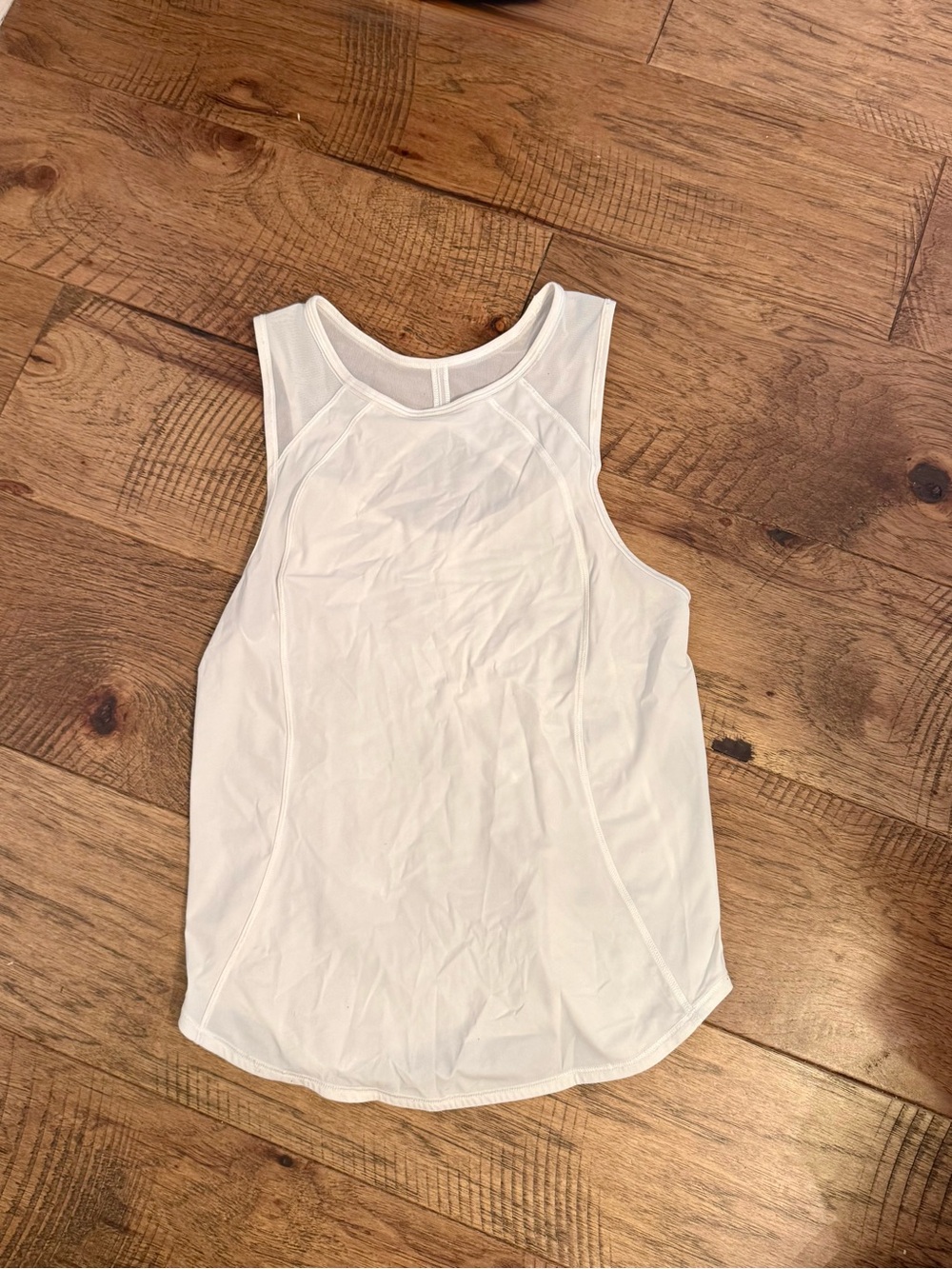 lululemon athletica White High-Neck Athletic Tank